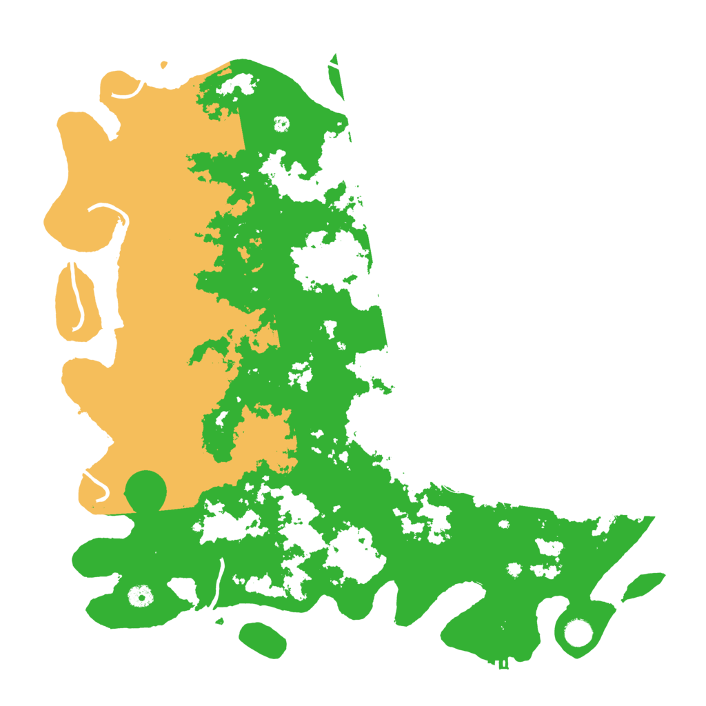 Biome Rust Map: Procedural Map, Size: 4500, Seed: 43110719