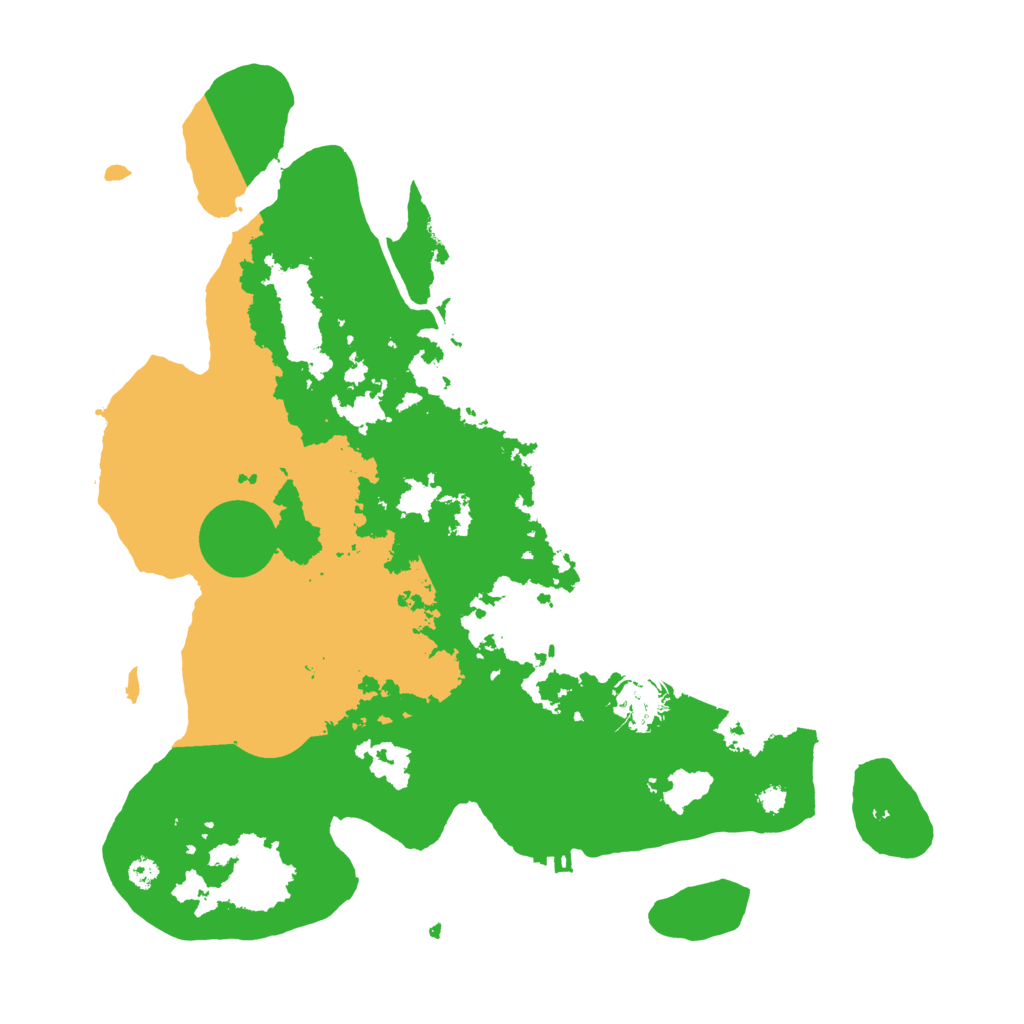 Biome Rust Map: Procedural Map, Size: 3500, Seed: 2094968451