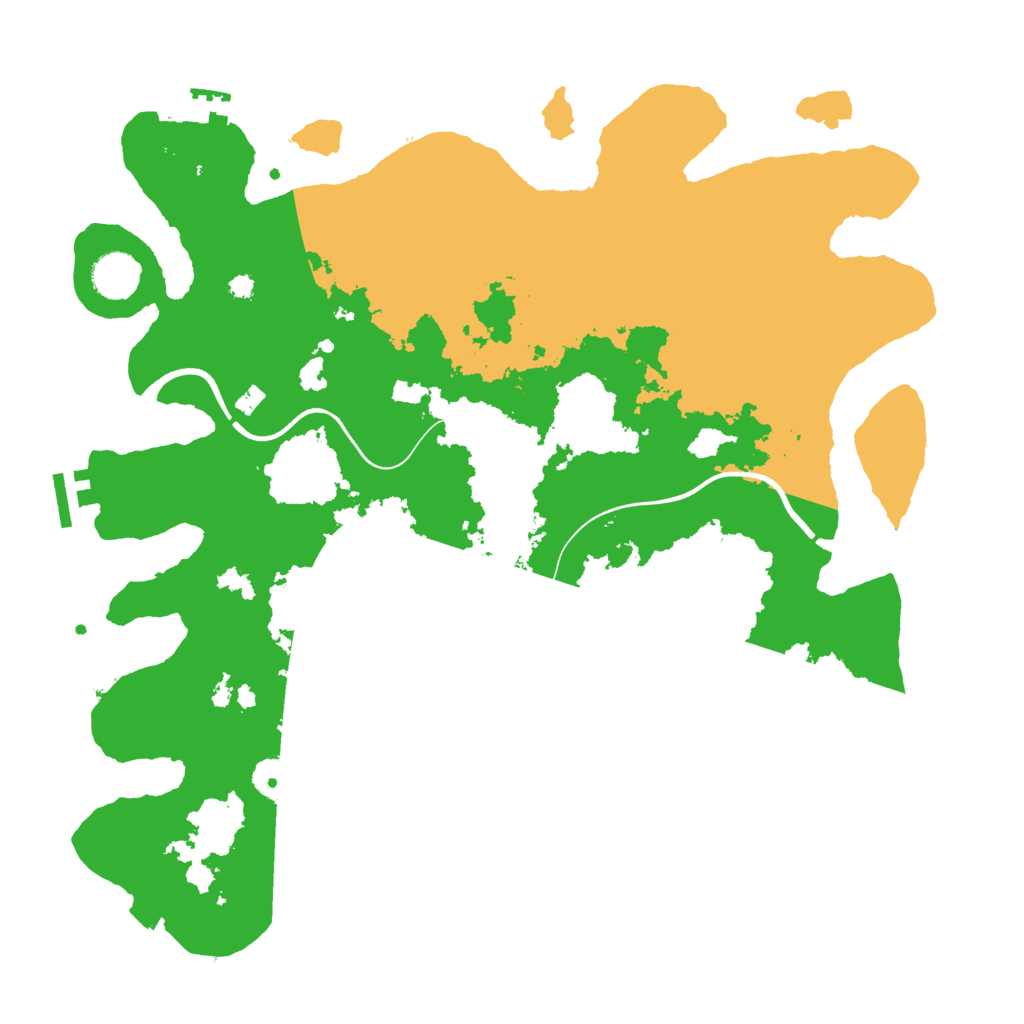 Biome Rust Map: Procedural Map, Size: 3800, Seed: 58751418