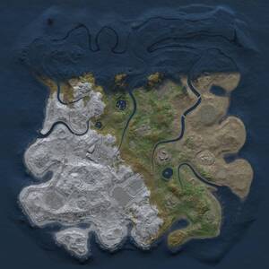 Thumbnail Rust Map: Procedural Map, Size: 3750, Seed: 89421085, 15 Monuments