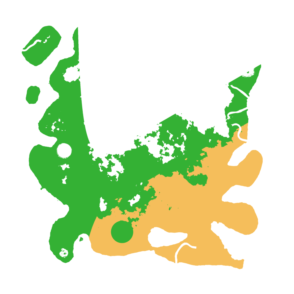 Biome Rust Map: Procedural Map, Size: 3500, Seed: 438063796
