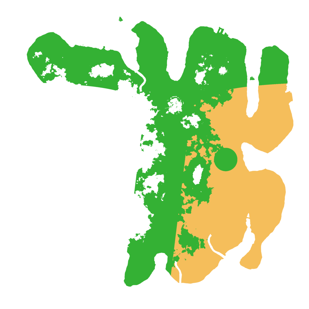 Biome Rust Map: Procedural Map, Size: 3500, Seed: 627187482