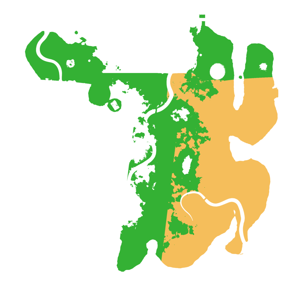 Biome Rust Map: Procedural Map, Size: 3500, Seed: 627187482