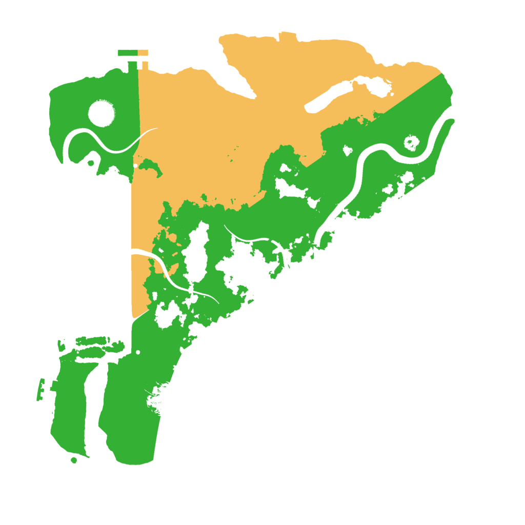 Biome Rust Map: Procedural Map, Size: 3500, Seed: 308009873