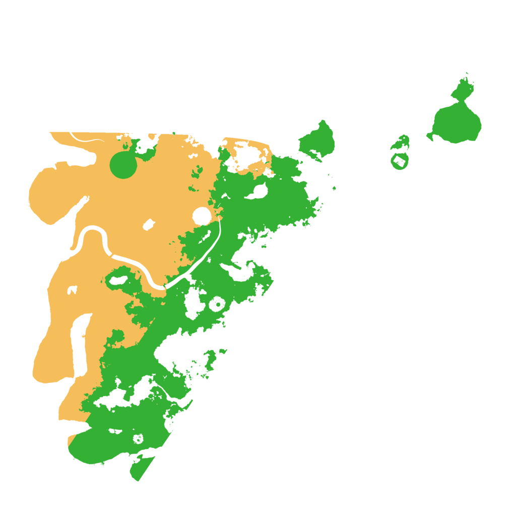 Biome Rust Map: Procedural Map, Size: 5000, Seed: 294782746