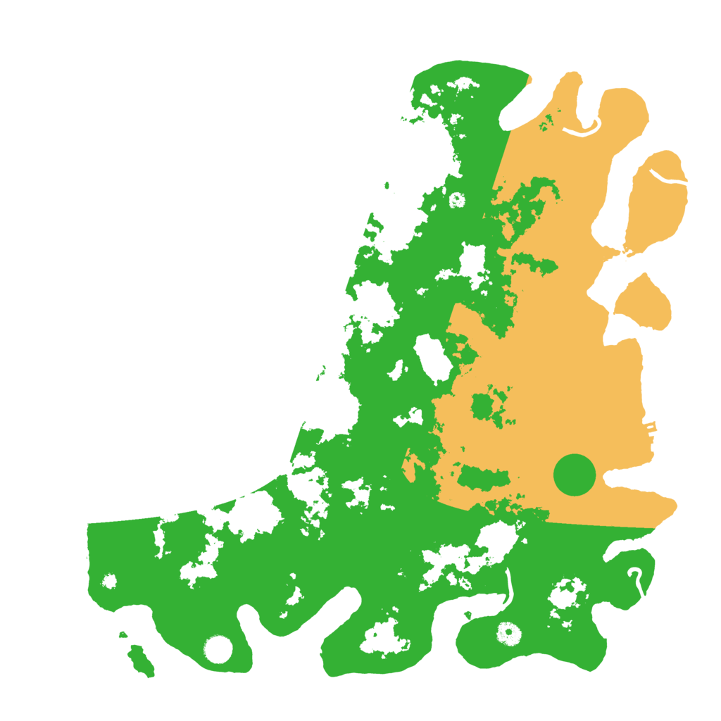 Biome Rust Map: Procedural Map, Size: 4500, Seed: 268810813