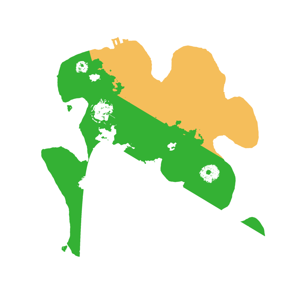 Biome Rust Map: Procedural Map, Size: 2500, Seed: 148743254