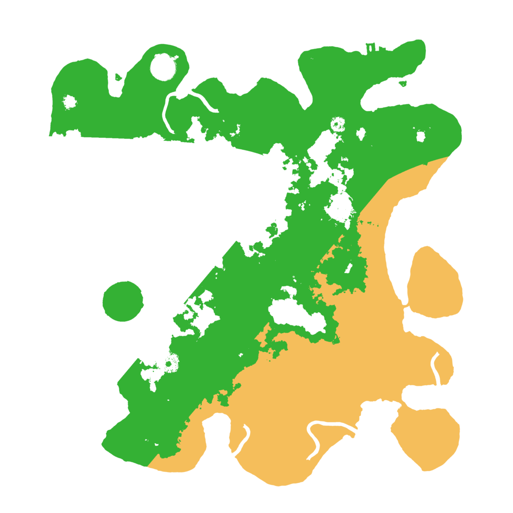 Biome Rust Map: Procedural Map, Size: 3500, Seed: 1696796769