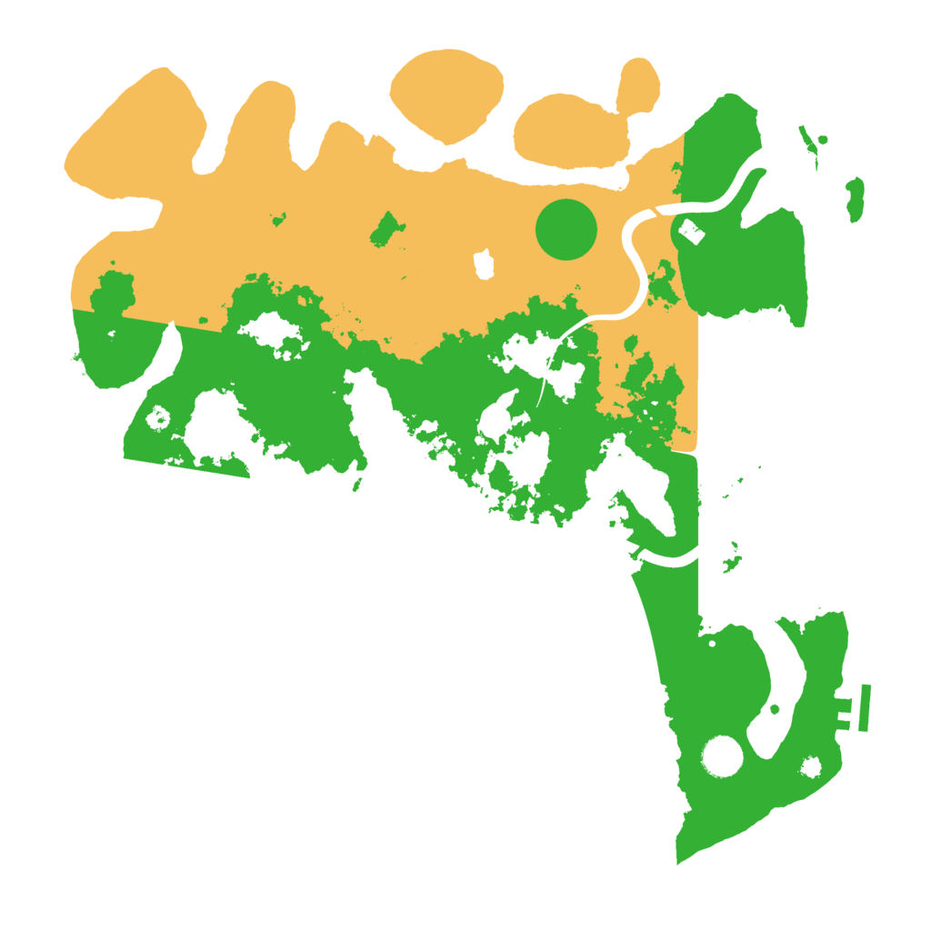 Biome Rust Map: Procedural Map, Size: 4000, Seed: 2040436164