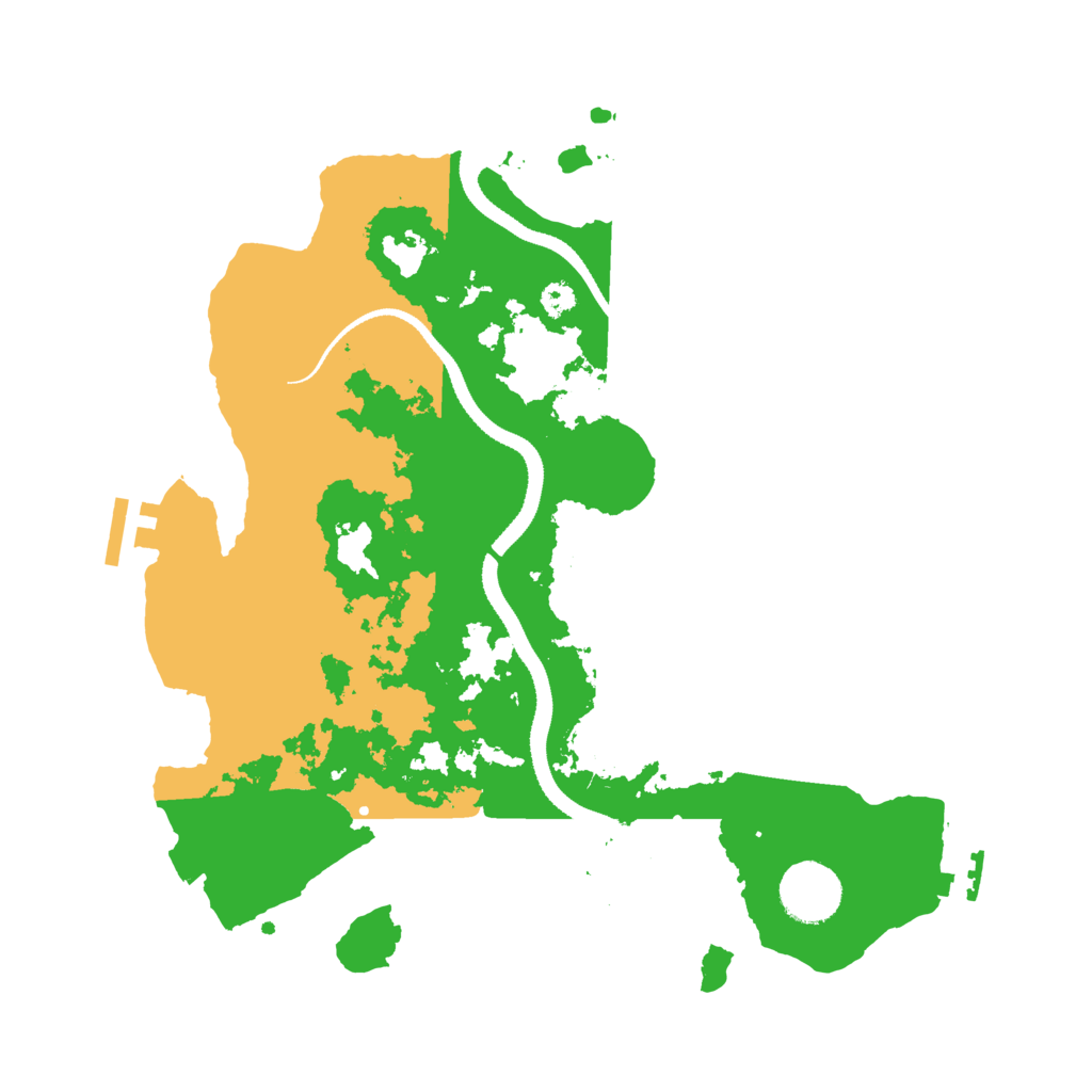 Biome Rust Map: Procedural Map, Size: 3250, Seed: 186264656