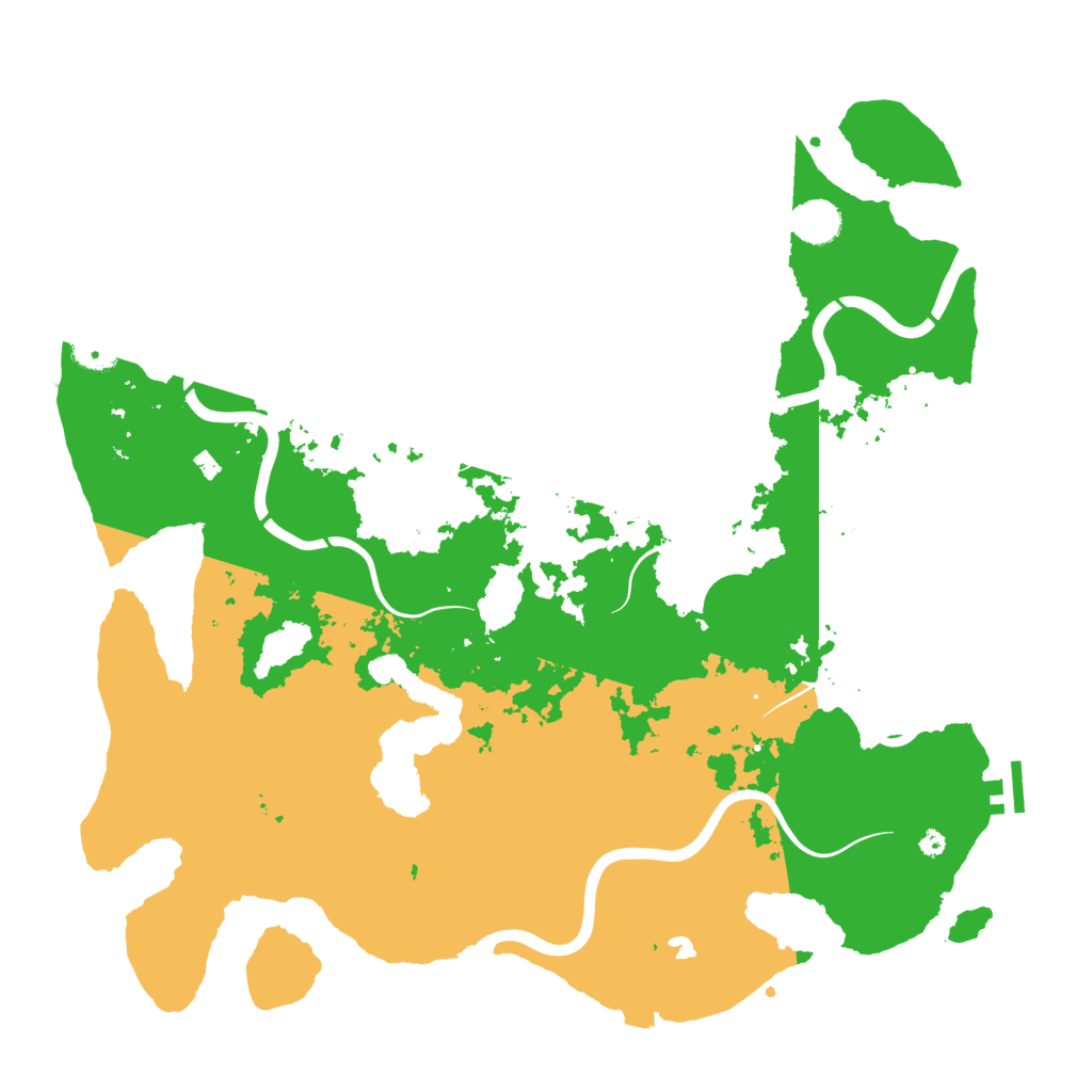 Biome Rust Map: Procedural Map, Size: 4250, Seed: 784398000