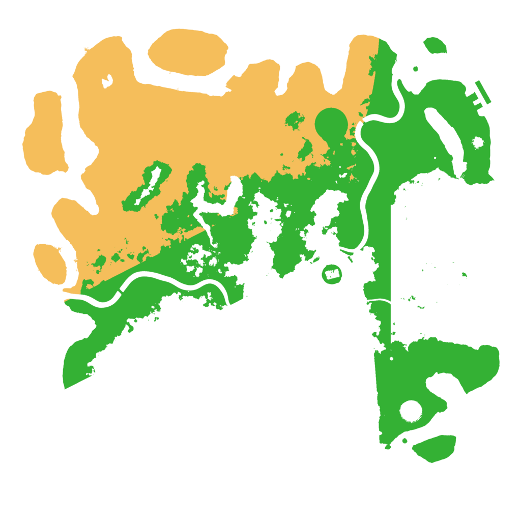 Biome Rust Map: Procedural Map, Size: 4200, Seed: 221117