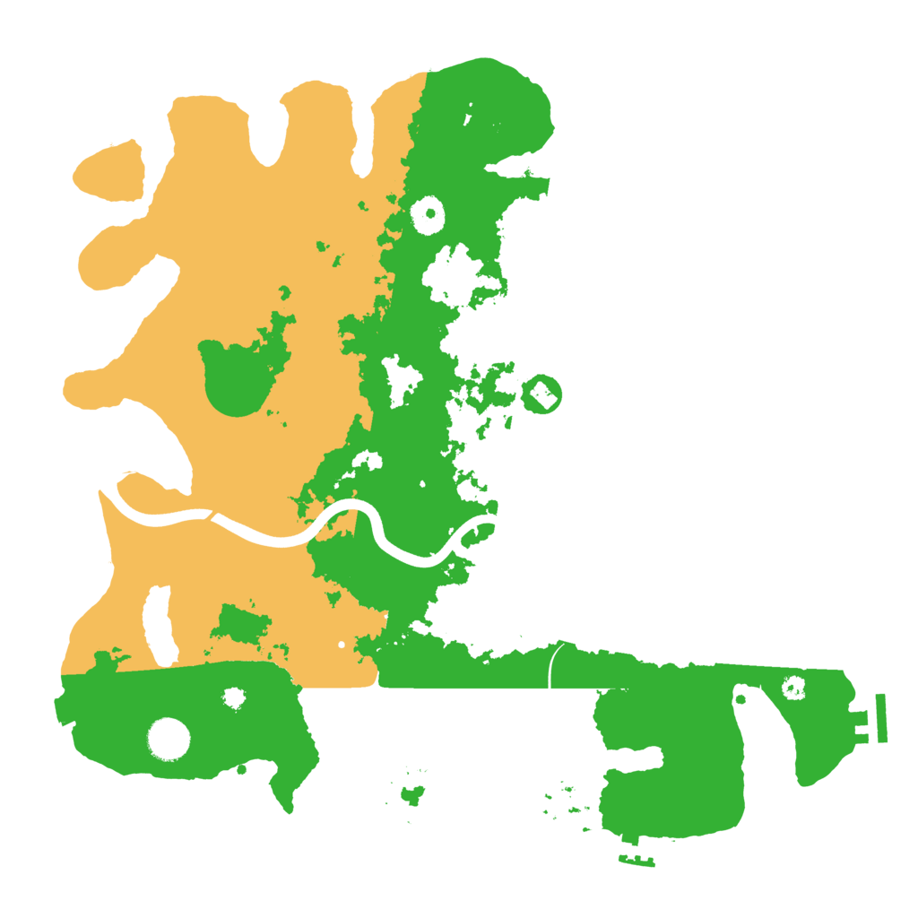Biome Rust Map: Procedural Map, Size: 3800, Seed: 185237603