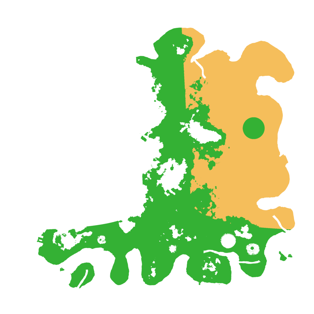 Biome Rust Map: Procedural Map, Size: 3800, Seed: 22091003