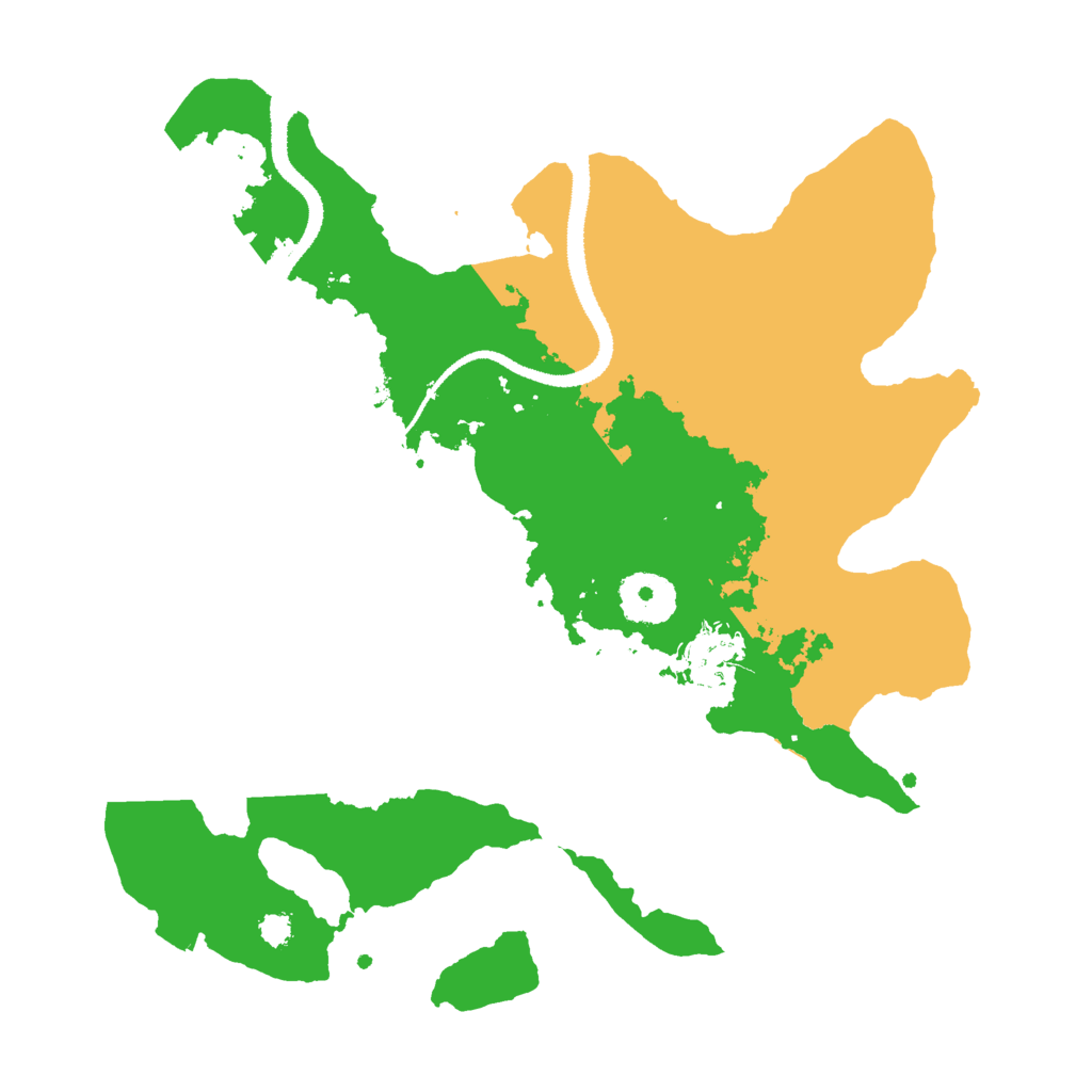 Biome Rust Map: Procedural Map, Size: 3000, Seed: 1950401851