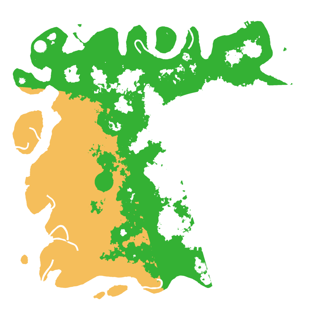 Biome Rust Map: Procedural Map, Size: 4500, Seed: 542325