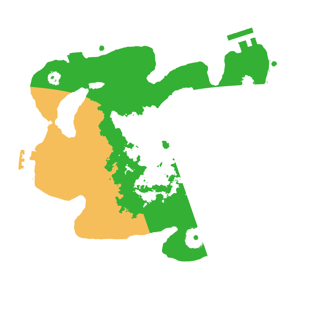 Biome Rust Map: Procedural Map, Size: 2400, Seed: 1506496696