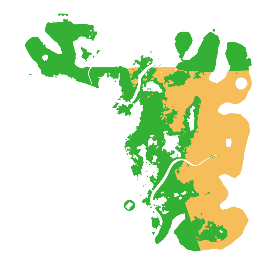 Biome Rust Map: Procedural Map, Size: 4000, Seed: 9398025