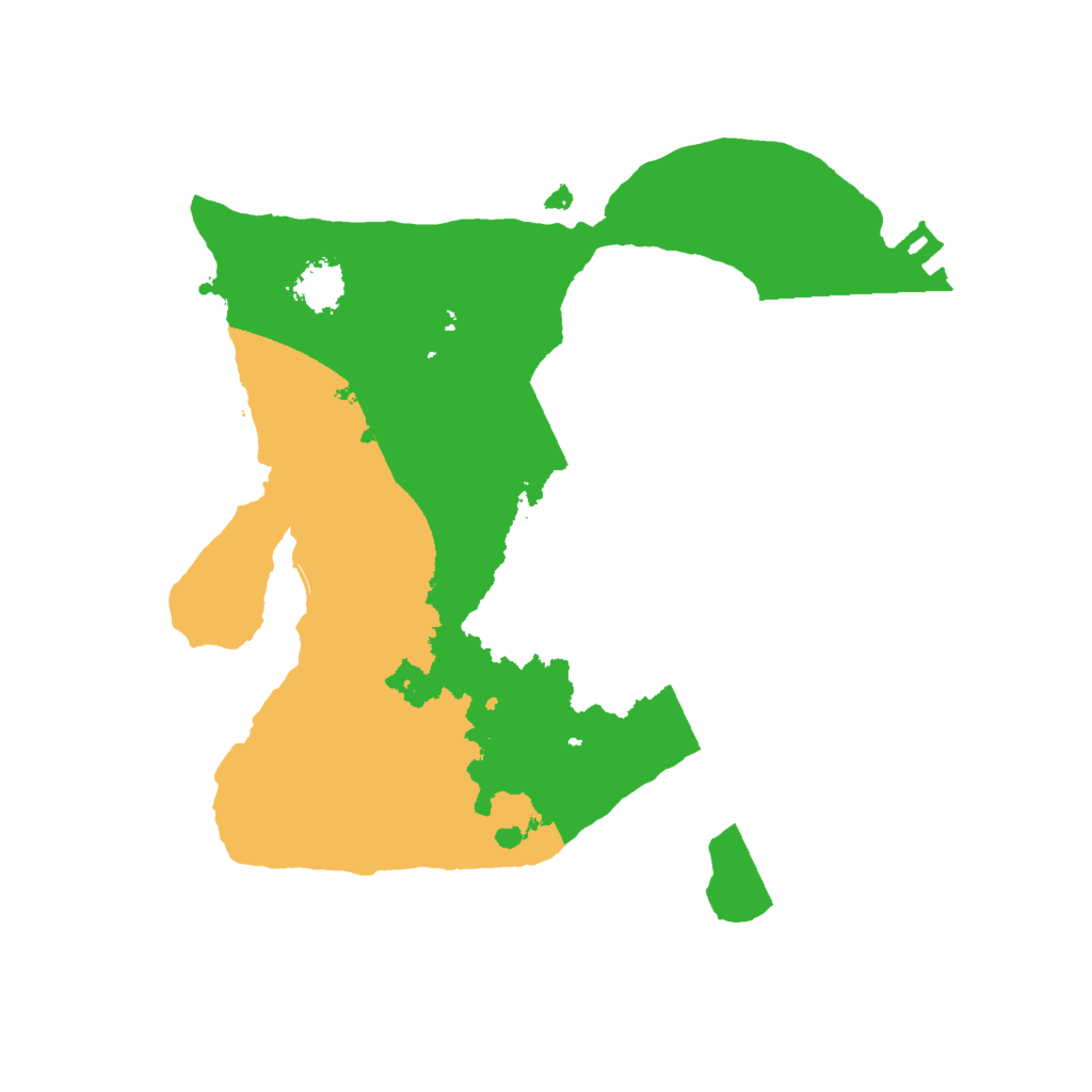 Biome Rust Map: Procedural Map, Size: 2000, Seed: 5843671