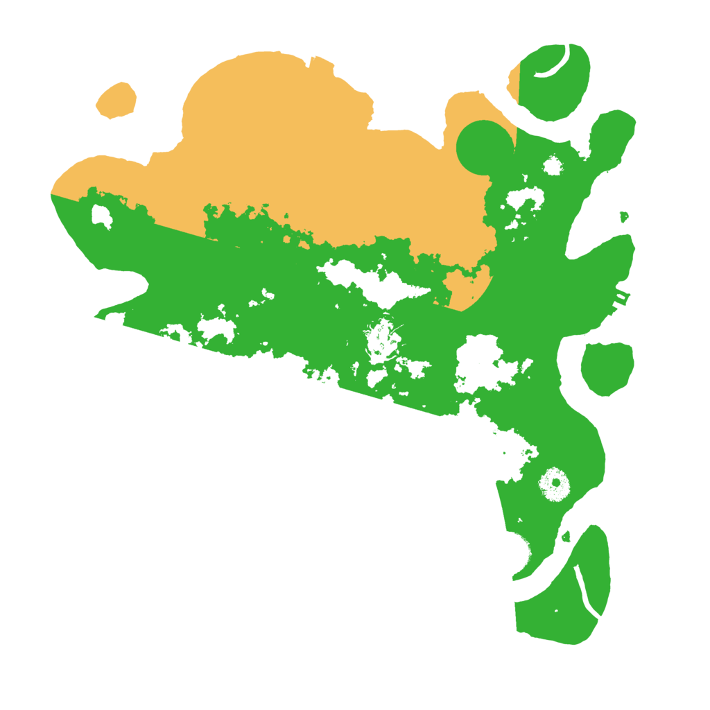 Biome Rust Map: Procedural Map, Size: 3400, Seed: 442156733