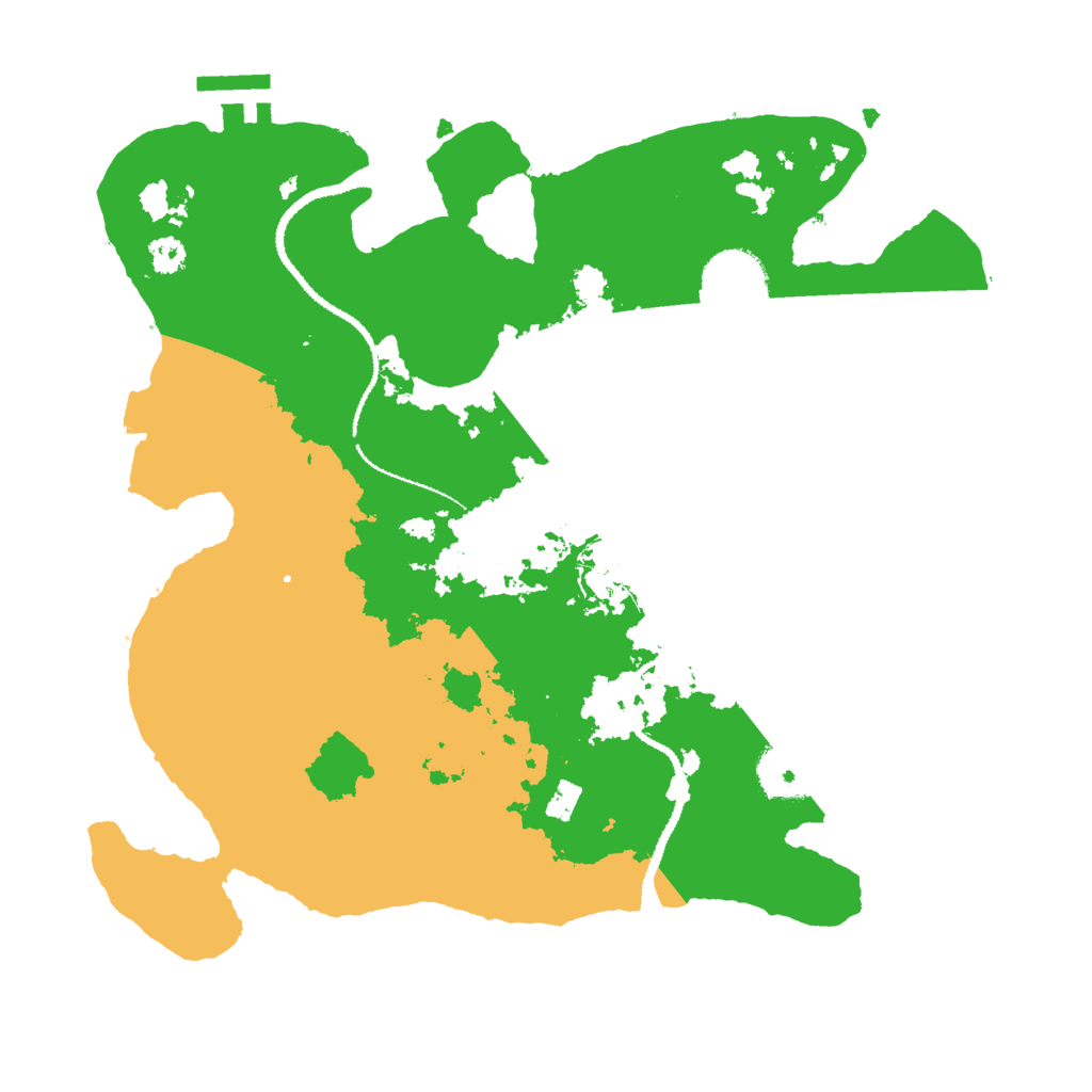 Biome Rust Map: Procedural Map, Size: 3000, Seed: 20302