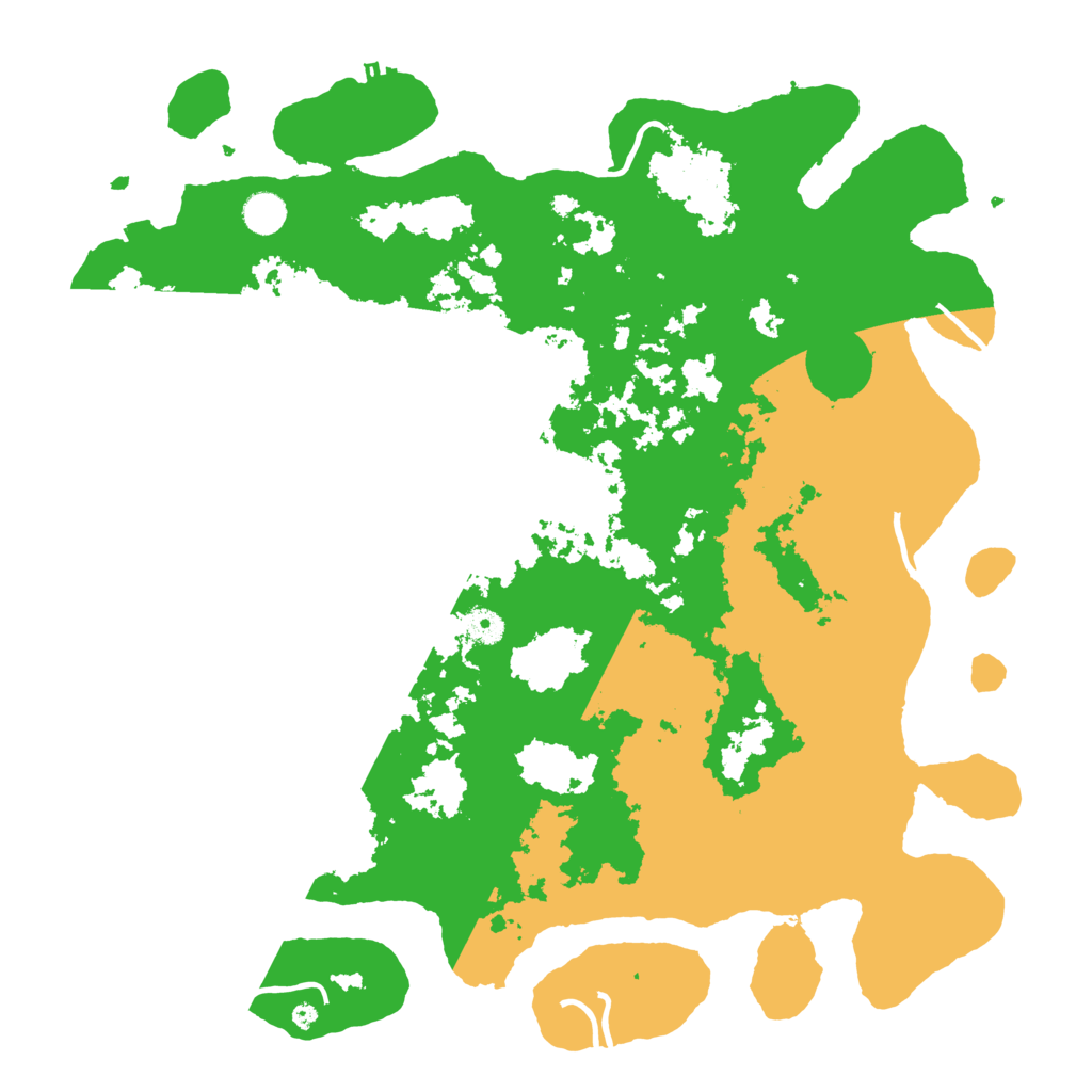 Biome Rust Map: Procedural Map, Size: 4500, Seed: 210812985