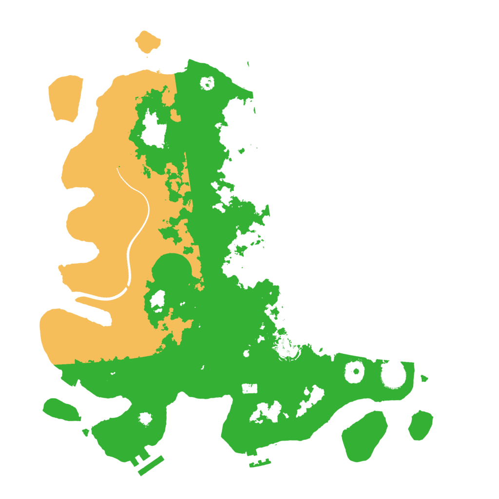 Biome Rust Map: Procedural Map, Size: 3500, Seed: 1481197538