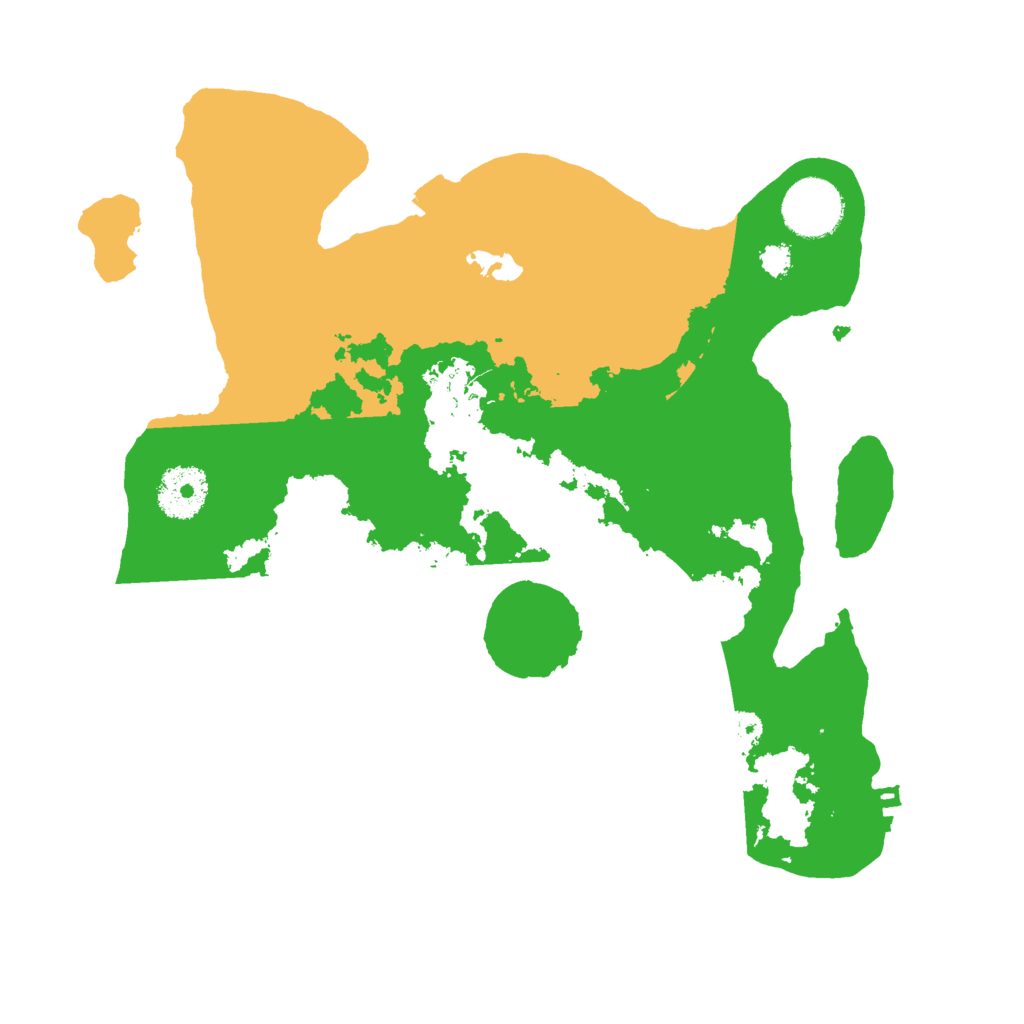 Biome Rust Map: Procedural Map, Size: 3000, Seed: 23932