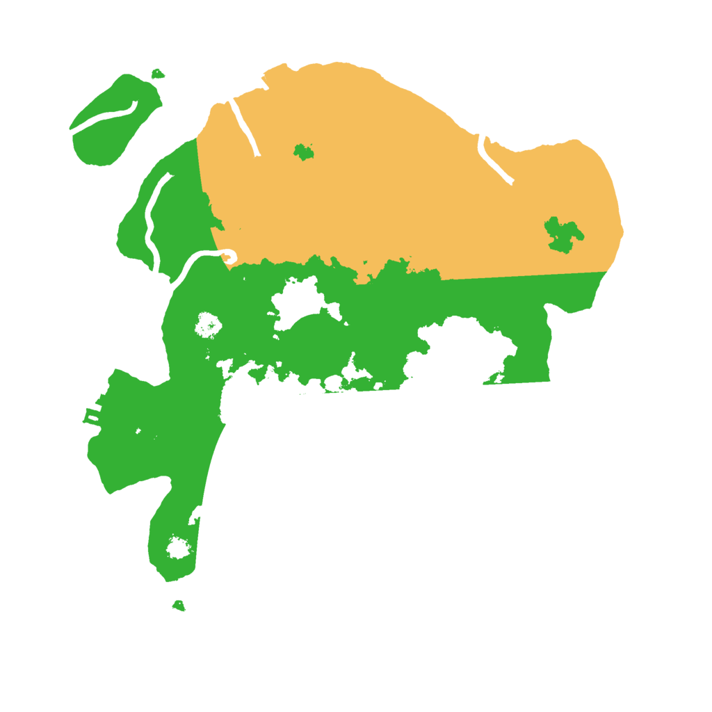 Biome Rust Map: Procedural Map, Size: 2900, Seed: 12652135