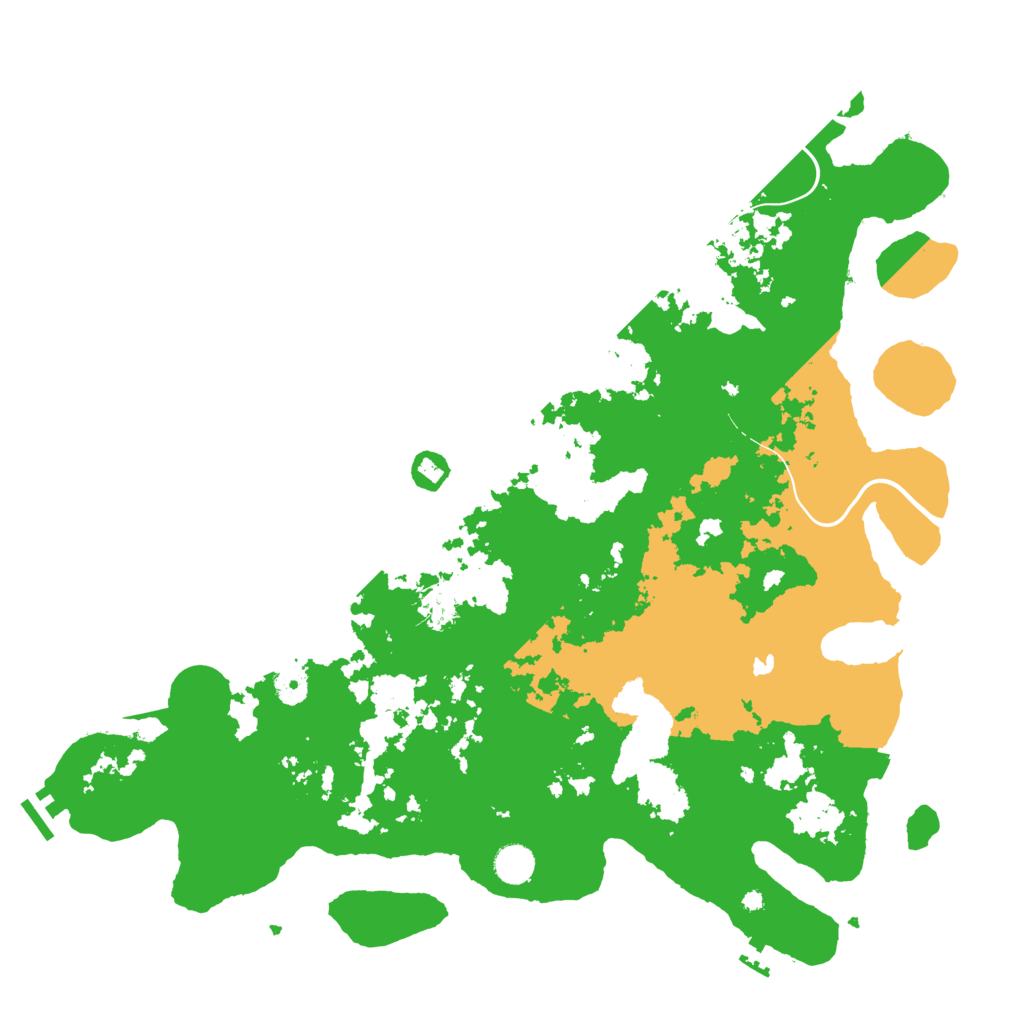 Biome Rust Map: Procedural Map, Size: 4500, Seed: 1490242038