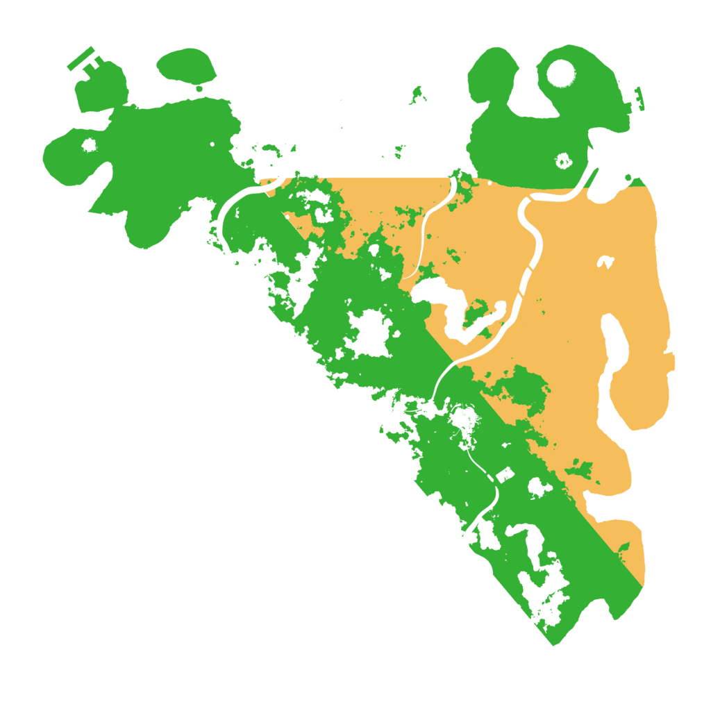Biome Rust Map: Procedural Map, Size: 4500, Seed: 466782599