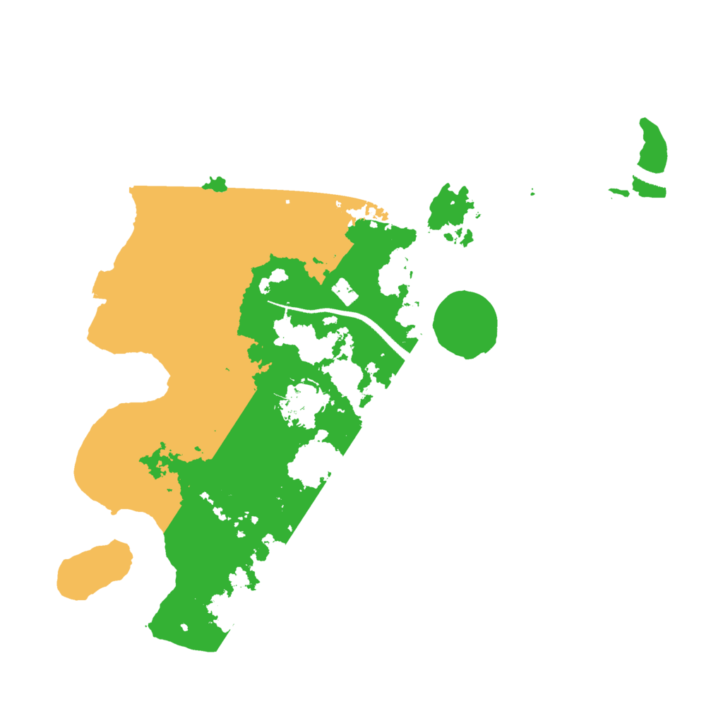 Biome Rust Map: Procedural Map, Size: 3000, Seed: 1526924129