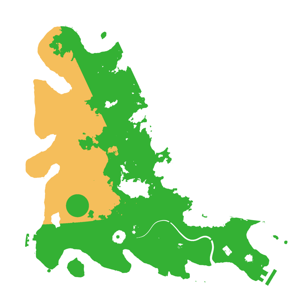 Biome Rust Map: Procedural Map, Size: 3550, Seed: 19566974