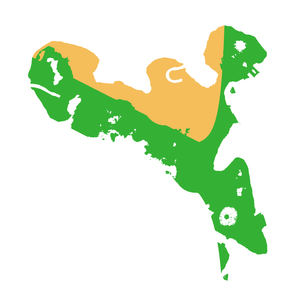 Biome Rust Map: Procedural Map, Size: 2500, Seed: 1285927437