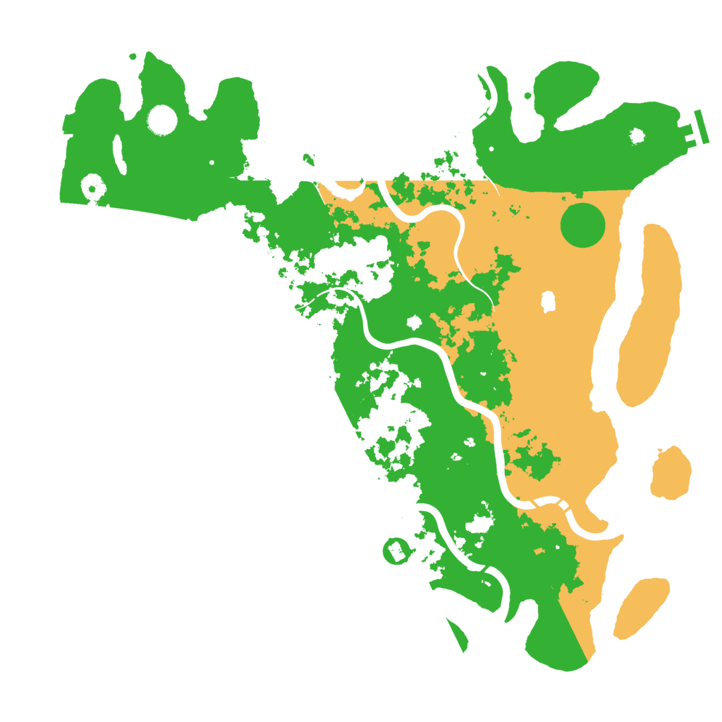 Biome Rust Map: Procedural Map, Size: 4250, Seed: 406932776
