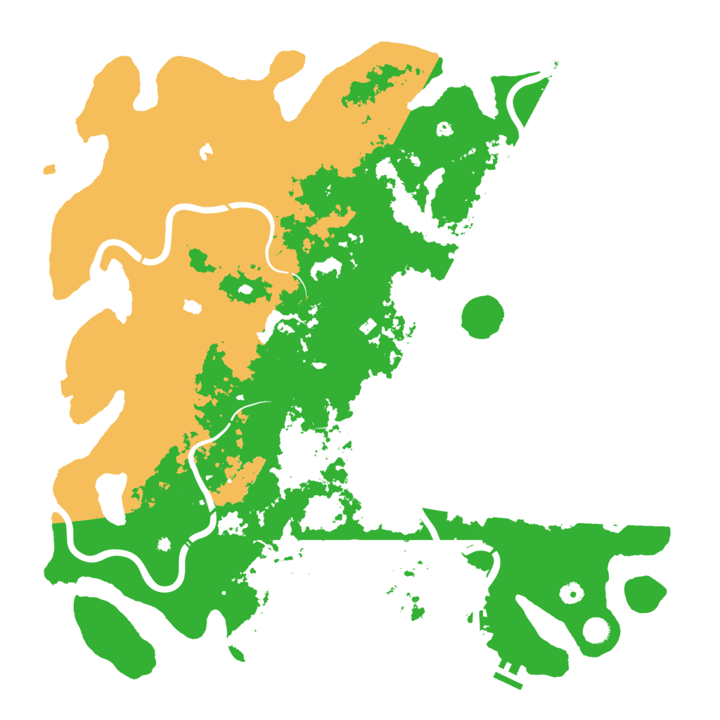 Biome Rust Map: Procedural Map, Size: 4800, Seed: 352136633