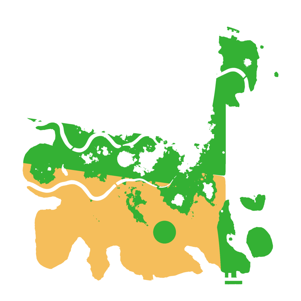 Biome Rust Map: Procedural Map, Size: 3500, Seed: 1461238919