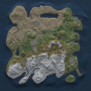 Thumbnail Rust Map: Procedural Map, Size: 3500, Seed: 246937437, 17 Monuments