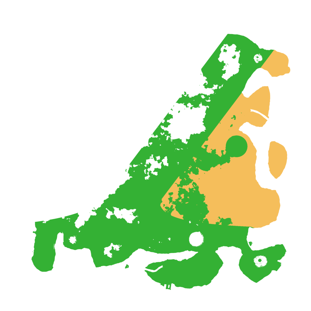 Biome Rust Map: Procedural Map, Size: 3800, Seed: 99191