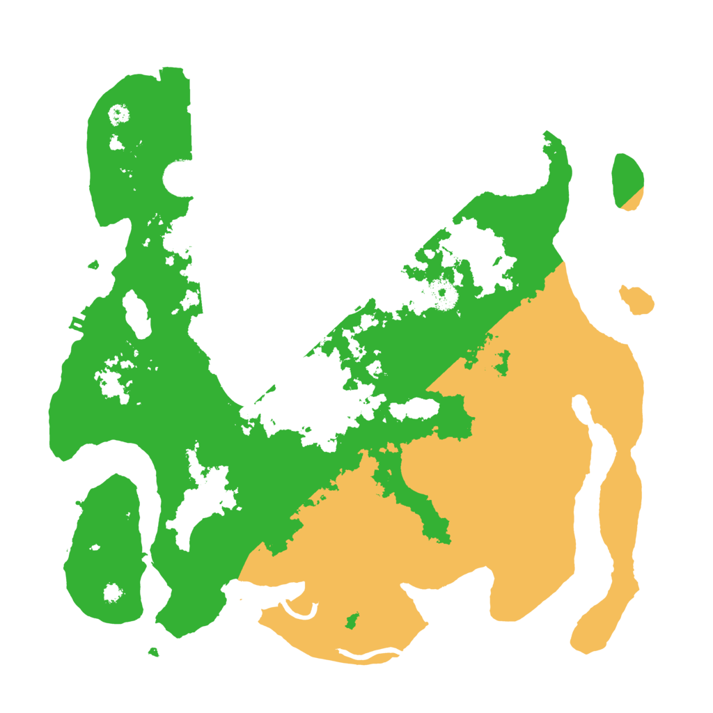 Biome Rust Map: Procedural Map, Size: 3500, Seed: 5647345