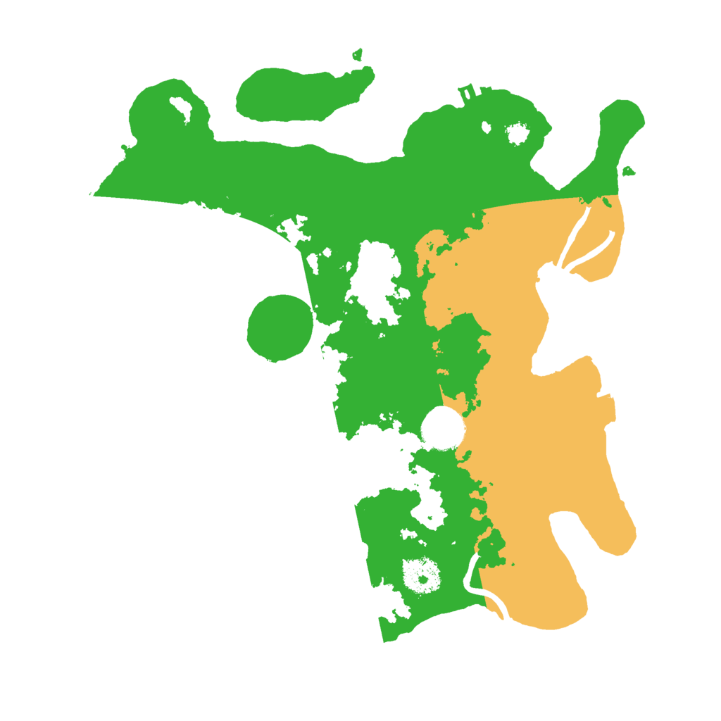 Biome Rust Map: Procedural Map, Size: 3000, Seed: 73154487