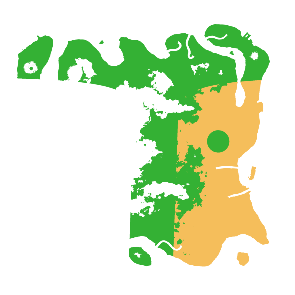 Biome Rust Map: Procedural Map, Size: 3500, Seed: 1512970652