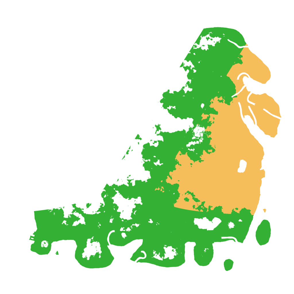 Biome Rust Map: Procedural Map, Size: 4200, Seed: 19791016