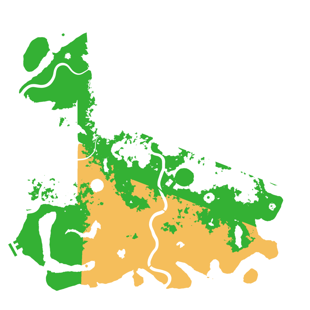 Biome Rust Map: Procedural Map, Size: 4500, Seed: 6655792
