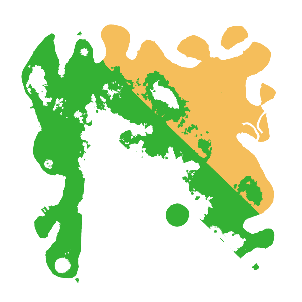 Biome Rust Map: Procedural Map, Size: 3500, Seed: 637193442