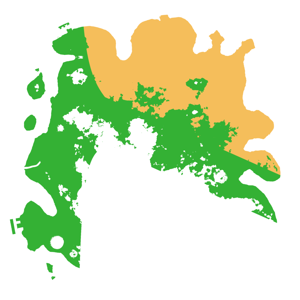 Biome Rust Map: Procedural Map, Size: 4000, Seed: 579634