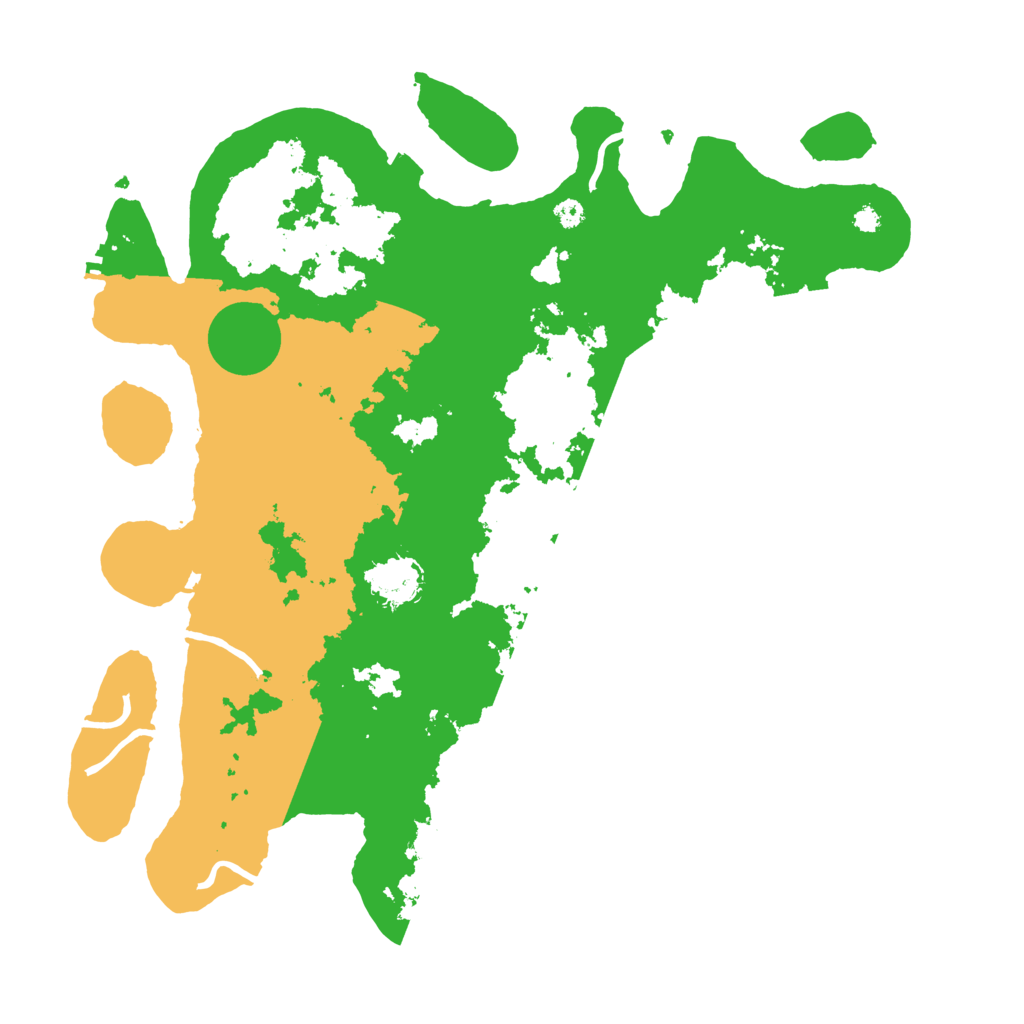 Biome Rust Map: Procedural Map, Size: 3700, Seed: 97510631