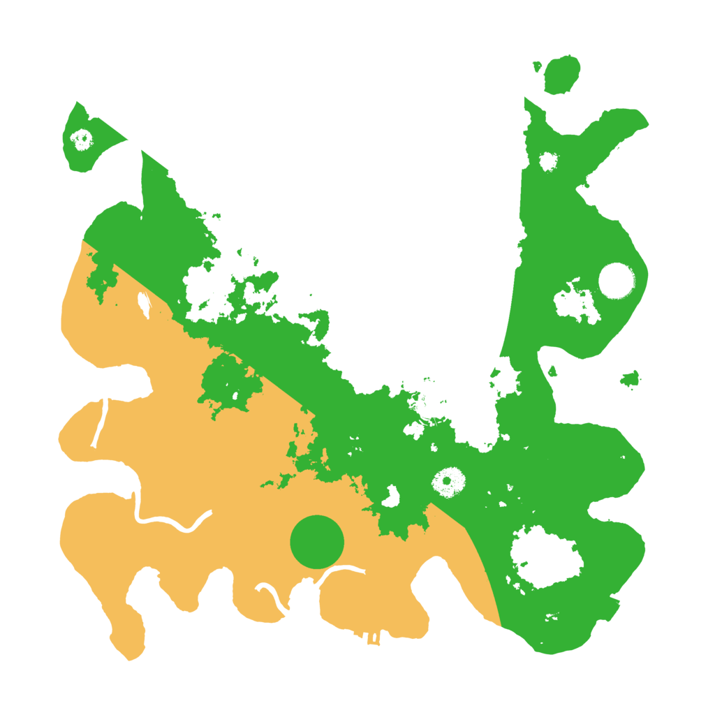 Biome Rust Map: Procedural Map, Size: 3500, Seed: 56342