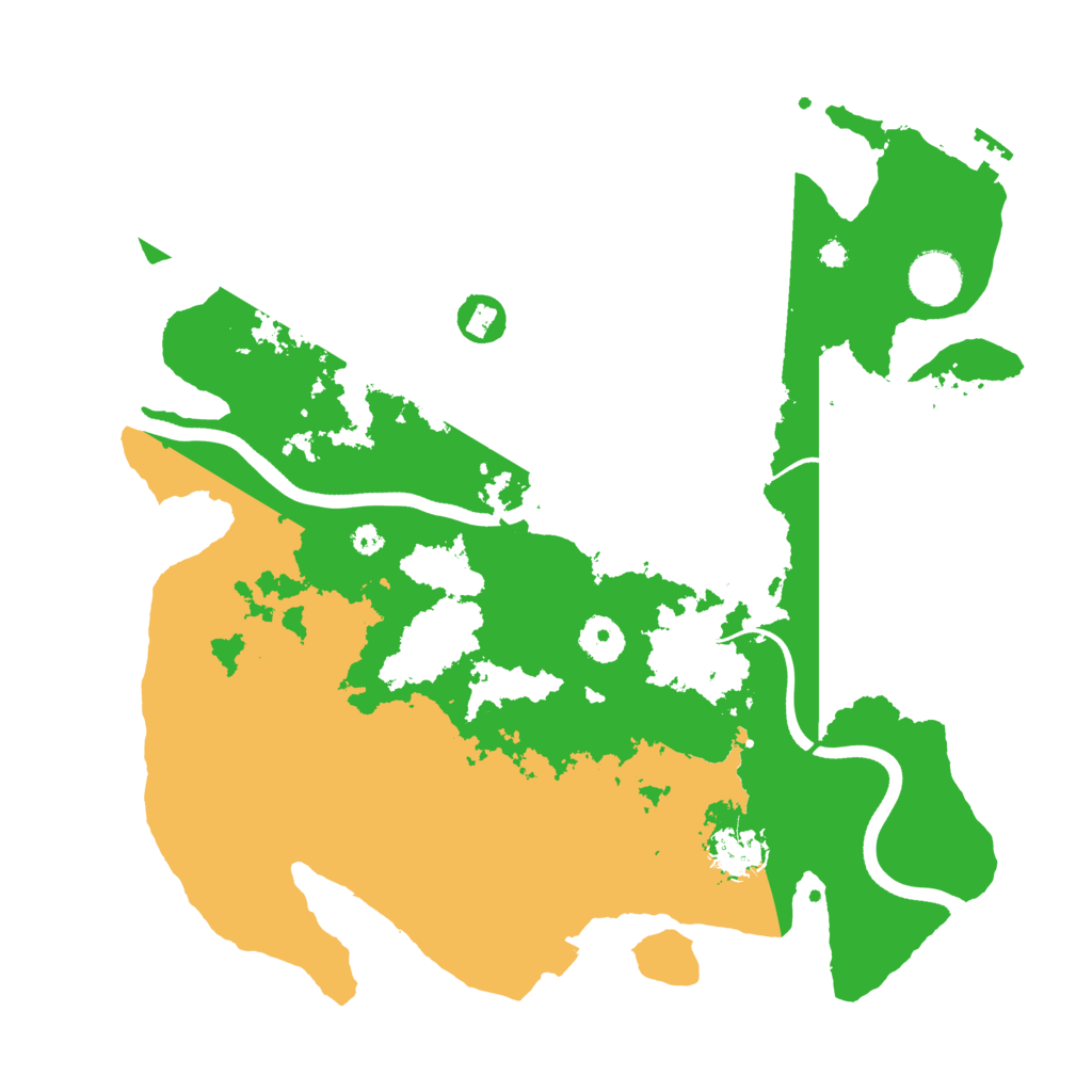 Biome Rust Map: Procedural Map, Size: 3650, Seed: 14847630