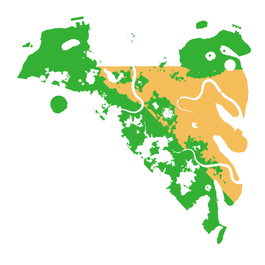 Biome Rust Map: Procedural Map, Size: 4200, Seed: 37383992